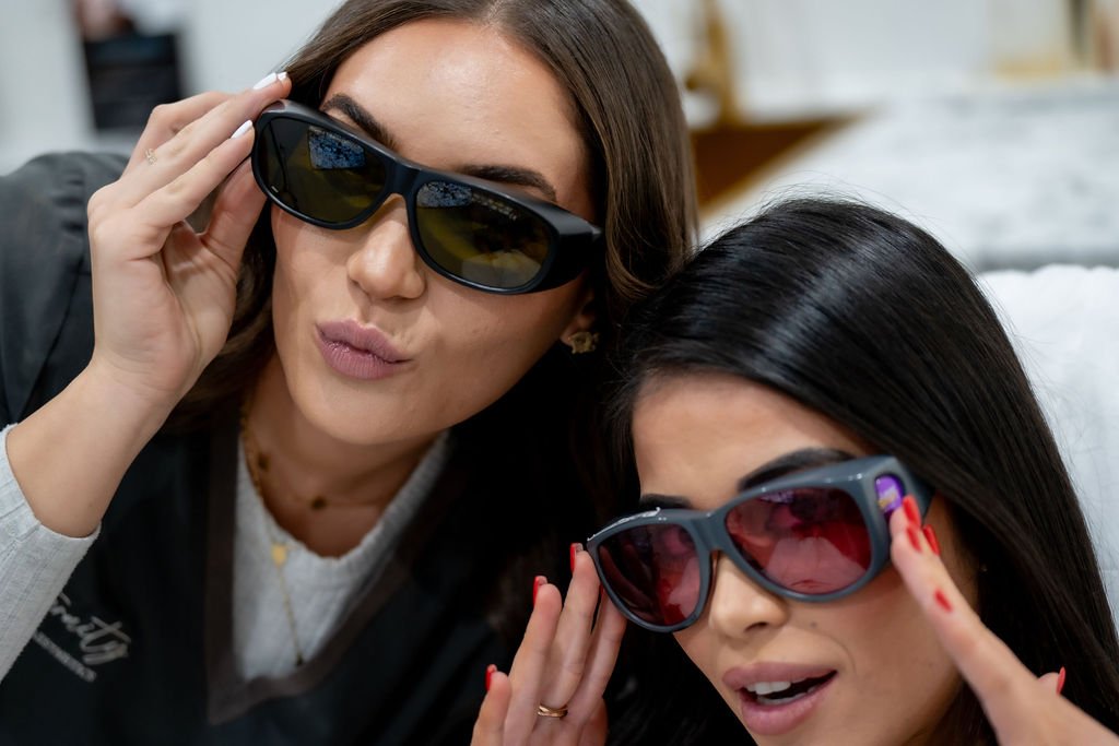 Eternity Laser & Aesthetics team with laser safety eyewear