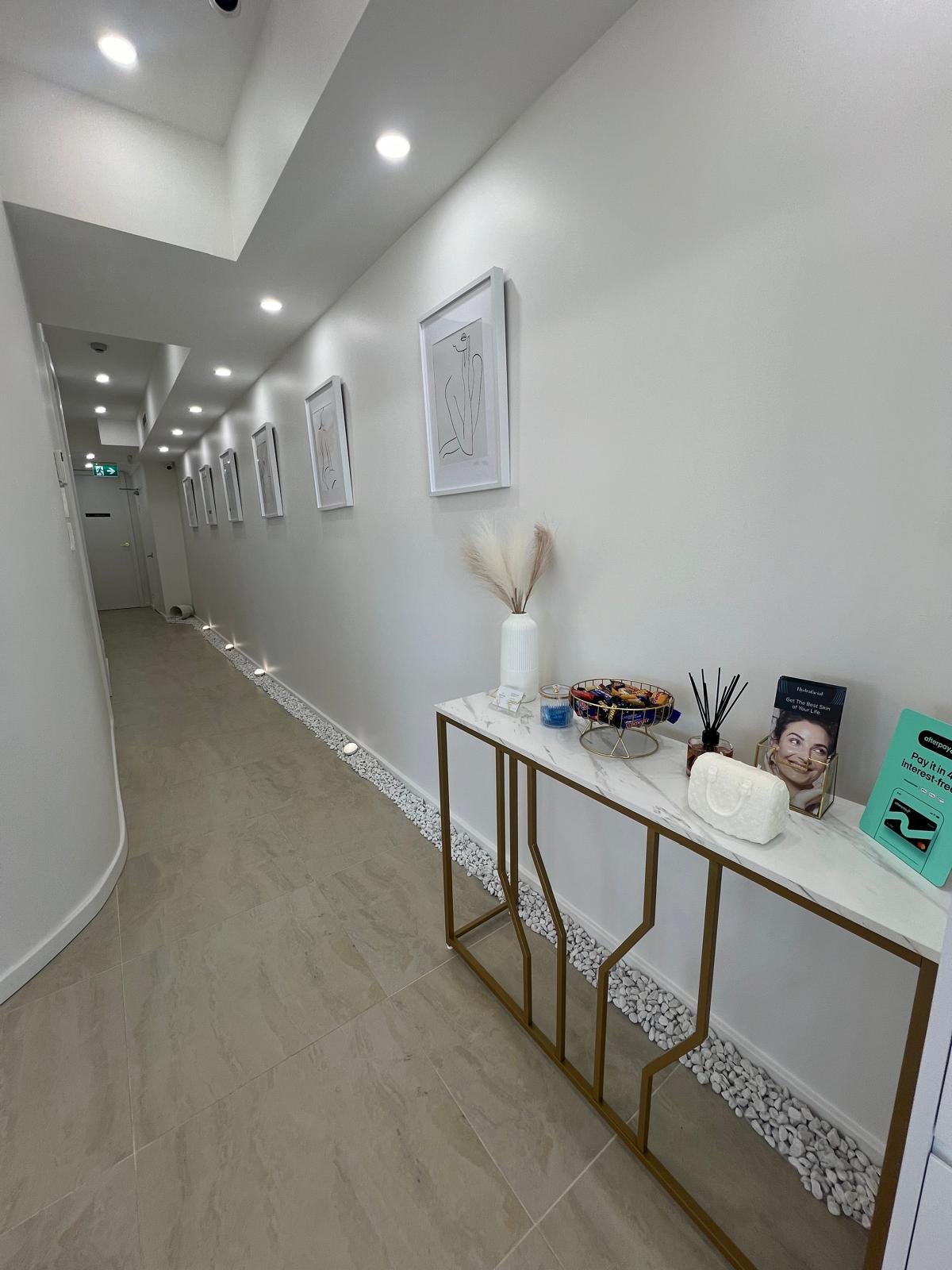 Hallway at Eternity Laser Dural — boutique setting 15 minutes from Rouse Hill